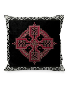 Cuscino con simbolo della Croce Celtica