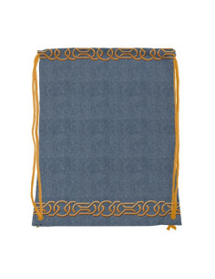 Zaino con coulisse in trisquette celtico (34x42 cm.) 2