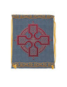 Zaino con coulisse in trisquette celtico (34x42 cm.)