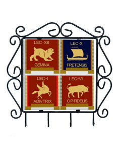 Portachiavi con simboli delle Legioni Romane