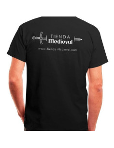 T-shirt nera Negozio-Medievale 2