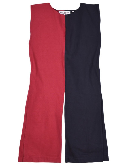 Sopravveste medievale Bipart rosso-nera