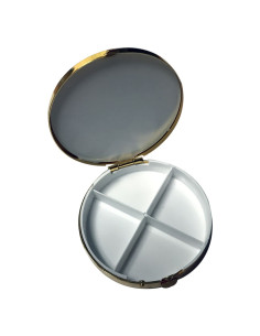 Portapillole Birds Damasquinado, 4 scomparti 2