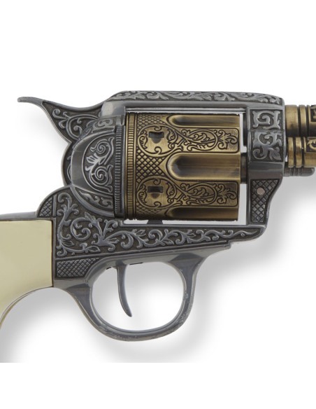 Revolver Colt 45 PeaceMaker impugnatura bufalo lunga, 27 cm.