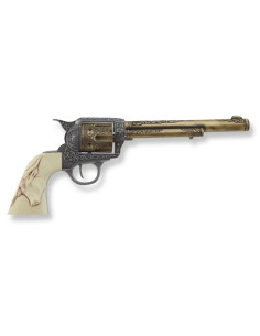 Revolver Colt 45 PeaceMaker impugnatura bufalo lunga, 27 cm.