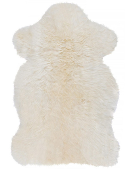 pelle di agnello bianca