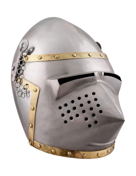 Bacinetto Picudo con visore, anno 1390