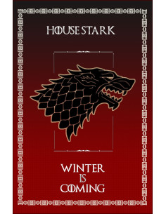 Banner Il Trono di Spade Casa Stark (75x115 cm.)