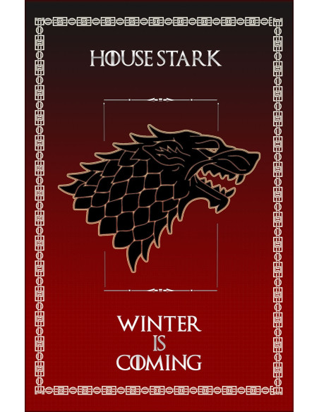 Banner Il Trono di Spade Casa Stark (75x115 cm.)