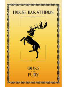 Banner Il Trono di Spade Casa Baratheon (75x115 cm.)