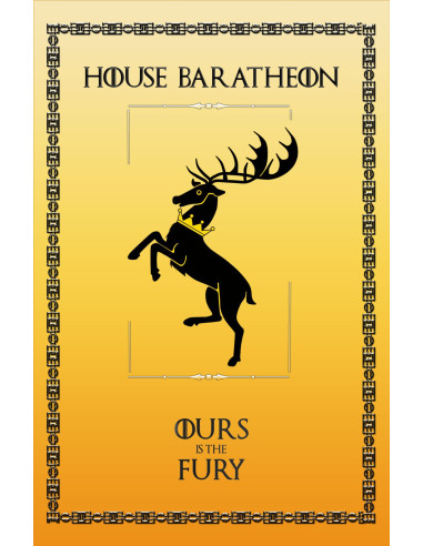 Banner Il Trono di Spade Casa Baratheon (75x115 cm.)