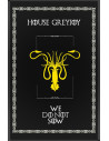 Banner Game of Thrones House GreyJoy (75x115 cm.)