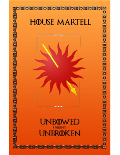 Banner Il Trono di Spade Casa Martell (75x115 cm.)