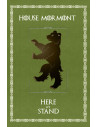 Banner Il Trono di Spade Casa Mormont (75x115 cm.)