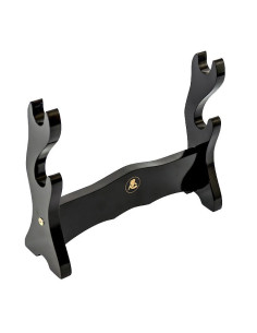 Espositore in legno per 2 katane 2