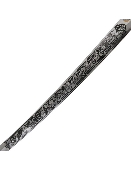 Wakizashi Masamune, pugno d'argento