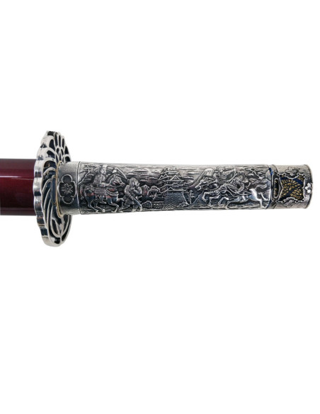 Wakizashi Masamune, pugno d'argento