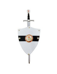 Scudo in miniatura e spada Templare