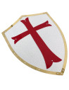 Scudo templare bordi dorati