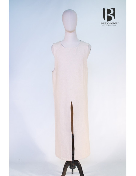 Tabardo medievale Thibaud, bianco grezzo