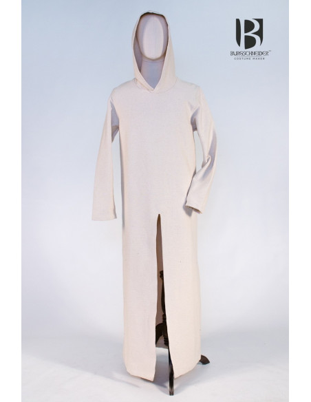 Tunica con cappuccio Renaud, bianco sporco