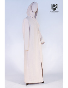 Tunica con cappuccio Renaud, bianco sporco 2