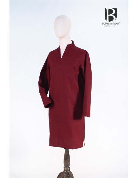 Tunica medievale corta Ekwin, rossa