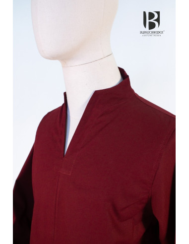 Tunica medievale corta Ekwin, rossa