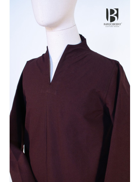 Ekwin tunica medievale corta, marrone