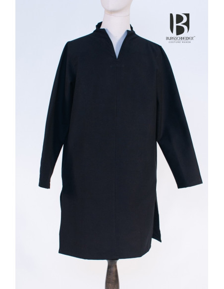 Ekwin tunica medievale corta, nera