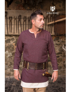 Tunica corta Tyr, grigio bordeaux 2