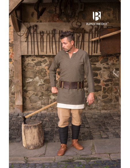 Tunica corta Tyr, grigio oliva