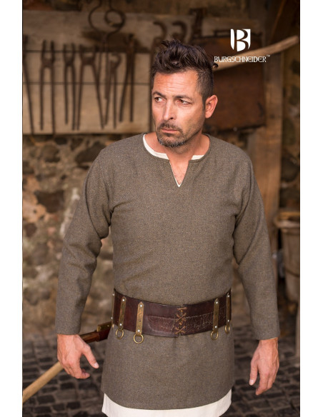 Tunica corta Tyr, grigio oliva