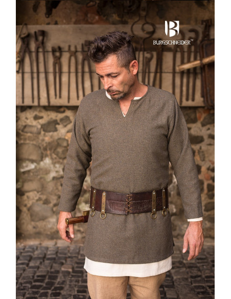 Tunica corta Tyr, grigio oliva