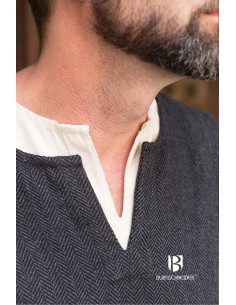 Tyr tunica corta, nero-grigio