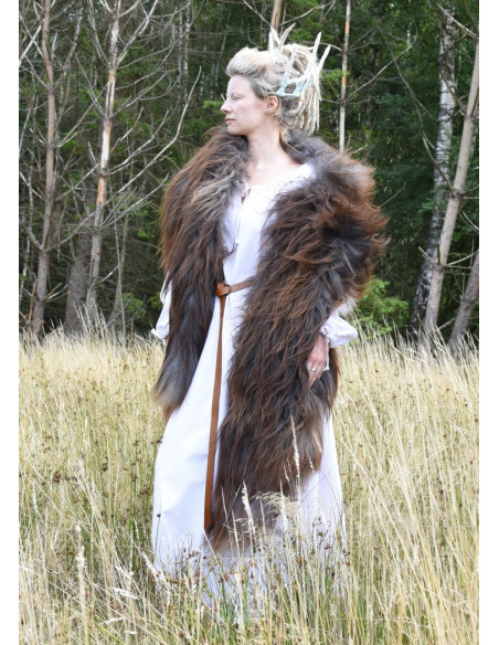 Camicia da notte Viking Ana, bianca