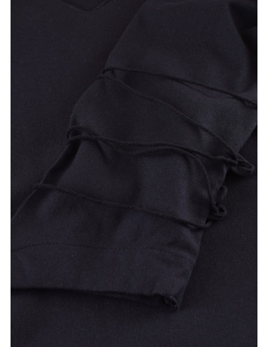 Camicetta medievale Aila, nera