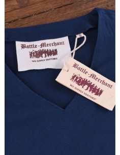 Blusa medievale Aila, blu