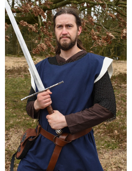 Tunica medievale Eckhart, blu