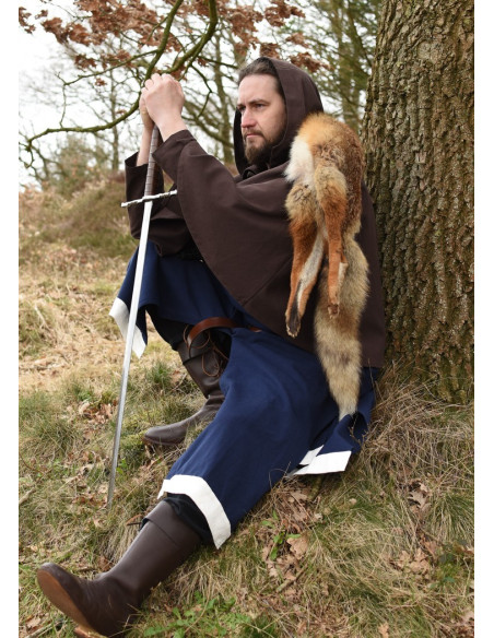 Tunica medievale Eckhart, blu