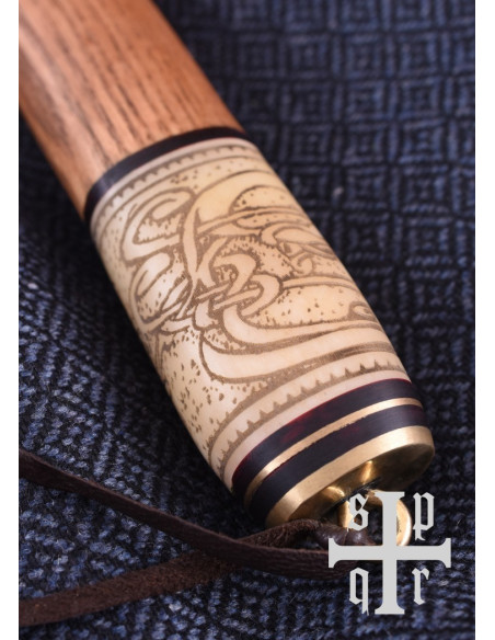 Coltello vichingo, acciaio di Damasco