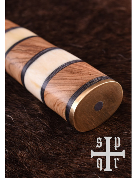 Coltello Vichingo Seax, Acciaio Damasco