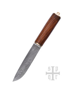 Coltello vichingo Seax Damascene 2