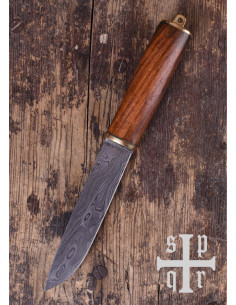 Coltello vichingo Seax Damascene 2
