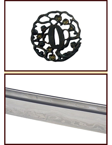 Wakizashi John Lee Fiore d'oro