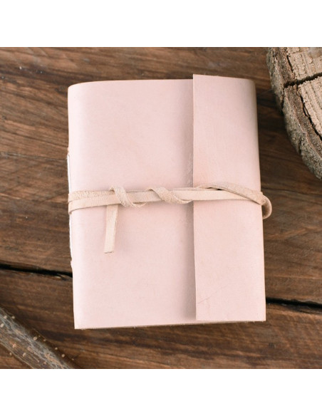 Blocco note medievale, pelle non tinta