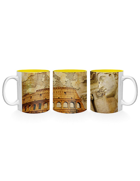 Tazza in ceramica Colosseo romano