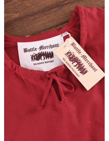 Abito vichingo rosso Ana, ragazza