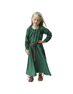 Abito vichingo verde Ana, ragazza