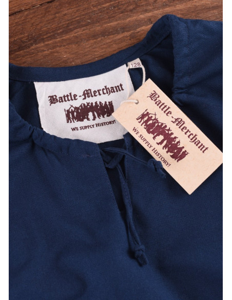 Ana vestito vichingo blu, ragazza